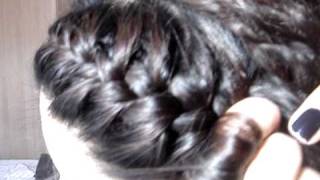 how to do side plaits in my own hair [upl. by Edith]