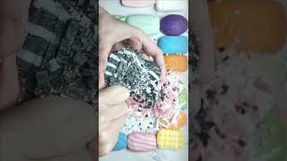 Asmr Cutting soap cubes 💕Satisfying Video [upl. by Nnylyoj911]