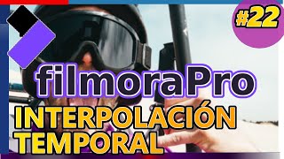 FilmoraPro  INTERPOLACIÓN TEMPORAL Mostrar gráficos de fotogramas clave key frames Tutorial 22 [upl. by Ielirol]