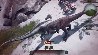 Suchomimus VS Allosaurus 1v1  Full Realism  Path of Titans [upl. by Mattah]