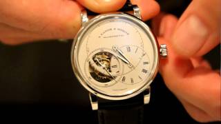 A Lange amp Sohne Richard Lange Tourbillon Pour le Merite Watch [upl. by Anayit]