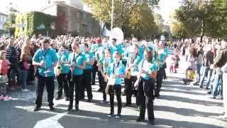 Banda de Chabreloche  Fête de la fourme à Montbrison  Octobre 2014 [upl. by Annat]