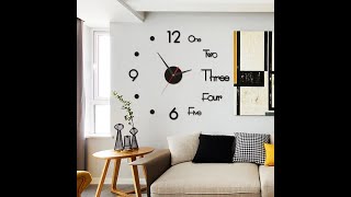 DIY Wall clock Installation Tutorial [upl. by Atiuqa]