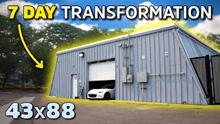 Building Our Dream Garage In 7 Days [upl. by Neahs]