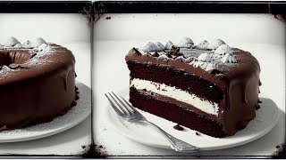 How to make a BASIC chocolate CAKE easy [upl. by Yelrac]