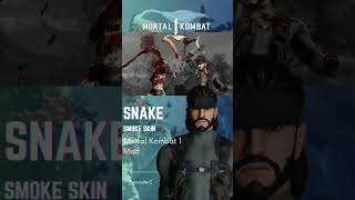 New Metal Gear Solid Snake over Smoke Mortal Kombat 1 mod [upl. by Henrieta683]