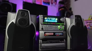 Aiwa NsxS999ReviewAnalisisPrueba de Sonido Completo [upl. by Leirraj514]