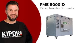 Produktvorstellung des Stromerzeuger FME 8000iD Diesel Inverter Generator mit 8200W von Kipororg [upl. by Nygem]