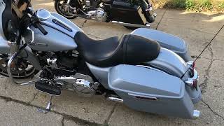 USED 2023 HARLEY STREET GLIDE FOR SALE IN MI IN HARDTOFIND COLOR ATLAS SILVER [upl. by Adur]