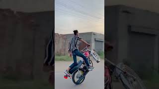 Allah Jan ka sath Wheeling Sheikhupura Walai 46 onewheeling automobile wheeling stunt [upl. by Robby]