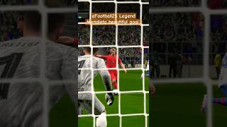 eFootball25 Legend player Mendieta beautiful goal shooting peslegendplayers efootball barcelona [upl. by Tsirhc]