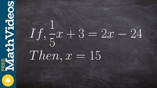 Learn how to write an algebraic proof [upl. by Peregrine]