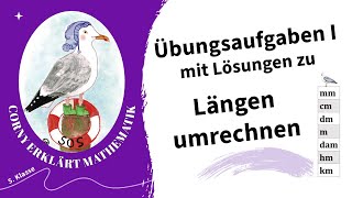 Längeneinheiten umwandeln Übungsaufgaben I Klasse 5 [upl. by Uis]