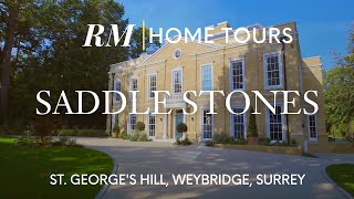 Inside St Georges Hill Estate Mansion in Weybridge Surrey UK  Residential Market Home Tour [upl. by Eimerej]