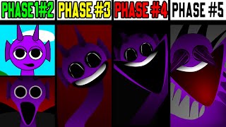 Phase 1 VS Phase 2 VS Phase 3 VS Phase 4 VS Phase 5 in Incredibox Sprunki [upl. by Pickett]