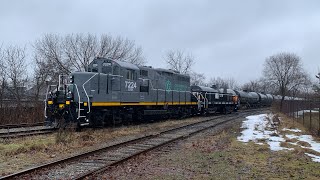 M3H Horn Slug First Chasing LDSX 7224 amp 269 South Through Welland [upl. by Feinleib]