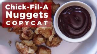 SECRET INGREDIENT Copycat ChickFilA Nuggets [upl. by Arnold533]