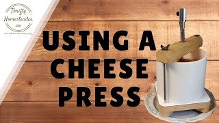 Using a Cheese Press [upl. by Hsepid342]