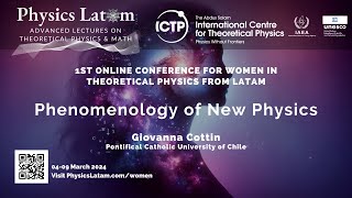 Phenomenology of New Physics  Giovanna Cottin [upl. by Yelsiap151]