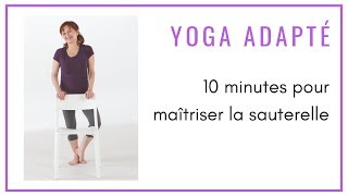 10 minutes de yoga sur chaise pour maîtriser la sauterelle  YOGA TOUT Français [upl. by Eneja]