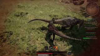 Alioramus Vs Allosaurus 1  Path Of Titans Gameplay [upl. by Akirahs]