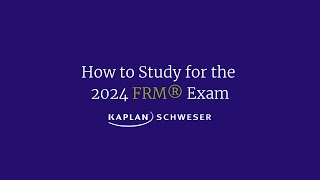 How to Study For the 2024 FRM® Exam [upl. by Peria]