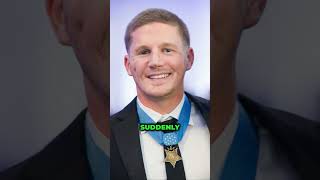 Witness the incredible bravery of Lance Corporal William Kyle Carpenter shorts military hero [upl. by Raddatz116]