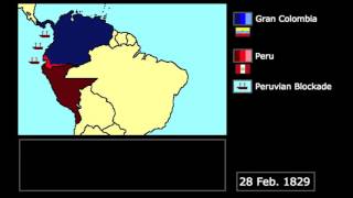 Wars The Gran ColombiaPeru War 18281829 Every Week [upl. by Orly]