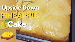 Upside down pineapple cake Easy cake recipe by sixflavors [upl. by Alasdair]