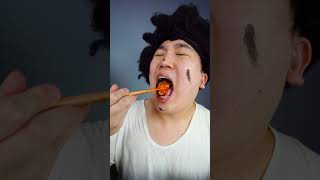 Crispy fried chicken Cheese Tteokbokki Mukbang Asmr  TikTok Funny Videos  HUBA shorts [upl. by Ibby]