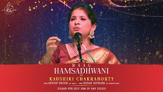 Raag Hamsadhwani  Kaushiki Chakraborty  IFAASD [upl. by Atiuqal]