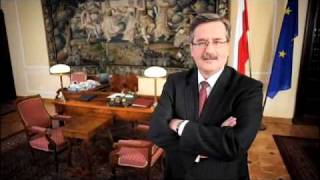 Bronisław Komorowski kandydat na urząd prezydenta RP [upl. by Nwadrebma]