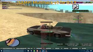 SAMP Multihack v3 037GERDE [upl. by Airegin]