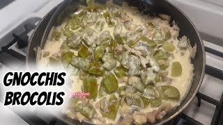 RECETTE GNOCCHIS BROCOLIS food youtubeshorts cooking recettefacile foodie [upl. by Michelle]