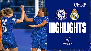 Chelsea Women 32 Real Madrid Femenino  HIGHLIGHTS amp MATCH REACTION  UWCL 2425 [upl. by Adlog]