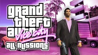 GTA VICE CITY All Missions  Full Game Walkthrough 4K 60fps No Commentary [upl. by Hsenid]