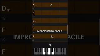 IMPROVISATION PIANO FACILE POUR DÉBUTANTS [upl. by Nels]