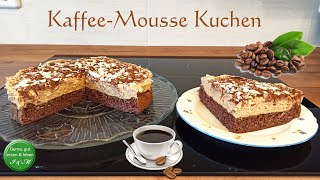 KaffeeMousse Kuchen🍰ohne Mehl amp Zucker [upl. by Yebot501]