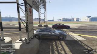 GTA 5 14 Mile Drag Race Dewbauchee Seven70 vs Schafter V12 [upl. by Slin]