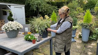 White Garden Update Ideas for Autumn amp Winter Pots [upl. by Greg]