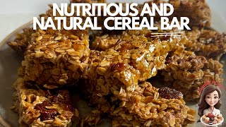 Nutritious and Natural Cereal Bar No Chemical Additives [upl. by Oliric890]