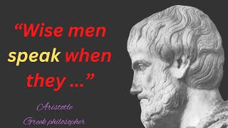 Aristotle philosophy  Aristotle life changing quotes [upl. by Fowkes79]