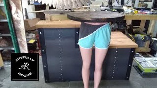 How to Make a Mannequin Leg Table [upl. by Lateehs79]