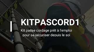 HarnaisPro  Comment créer un ancrage antichute depuis le sol Tuto kit passe cordage [upl. by Aikemehs]