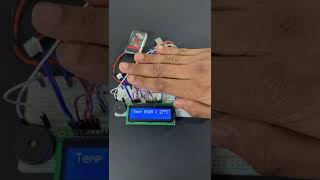 MLX90614 Contactless temperature sensor with Arduino shorts [upl. by Brittnee]