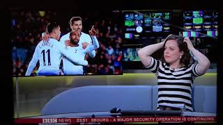 BBC Sports presenter didnt realise she was live on camera [upl. by Yknarf]