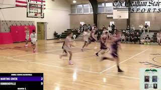 Robbinsville Middle School Boys Basketball vs Martins Creek Nov 20 2023 [upl. by Htiekram]