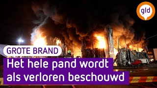 GROTE BRAND verwoest Textielbedrijf [upl. by Sucramraj350]