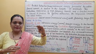 Modern Methods of Extraction Ultrasound Assisted extraction 01  Basics of Phytochemistry Part 09 [upl. by Keefe]