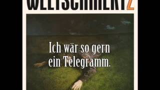 Weltschmertz  Ja ja das Menschsein with Lyrics [upl. by Durr]